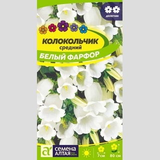 Колокольчик Белый Фарфор средний