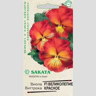 Виола Великолепие красное F1 (Виттрока)