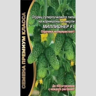 Огурец Миллионер F1 (большой пакет)