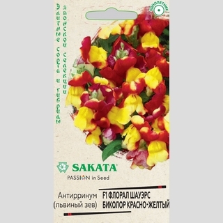 Антирринум Флорал Шауэрс Биколор Красно-желтый F1 (Львиный зев)