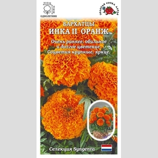 Бархатцы Инка II оранж