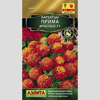 Бархатцы Прима F1 Красные