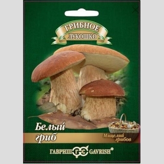 Грибы - Белый гриб на зерновом субстрате (мицелий) 15мл (большой пакет)