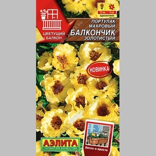 Портулак Балкончик Золотистый (махровый)