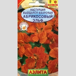 Настурция Абрикосовый эльф (плетистая)