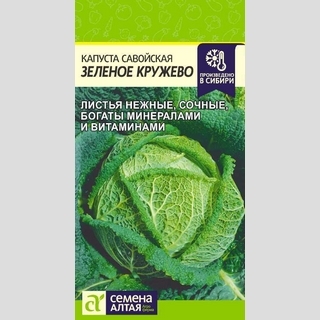 Капуста Зеленое Кружево савойская
