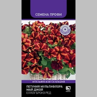 Петуния Май Джой Еллоу Бронз Ред