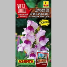 Львиный зев Кракл энд Поп F1 Лавендер Биколор