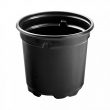 Горшок круглый диаметр 9см V=0.33л, полистирол