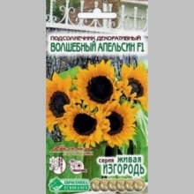 Подсолнечник Волшебный Апельсин F1 декоративный