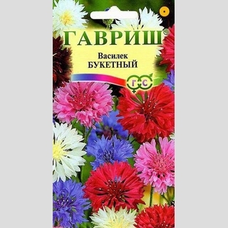 Василек Букетный синий смесь